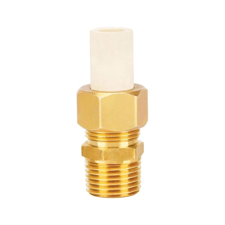 Homewerks Schedule 40 0.75 in. CTS x 0.75 in. Dia. MPT Brass Transition Fitting 4694170